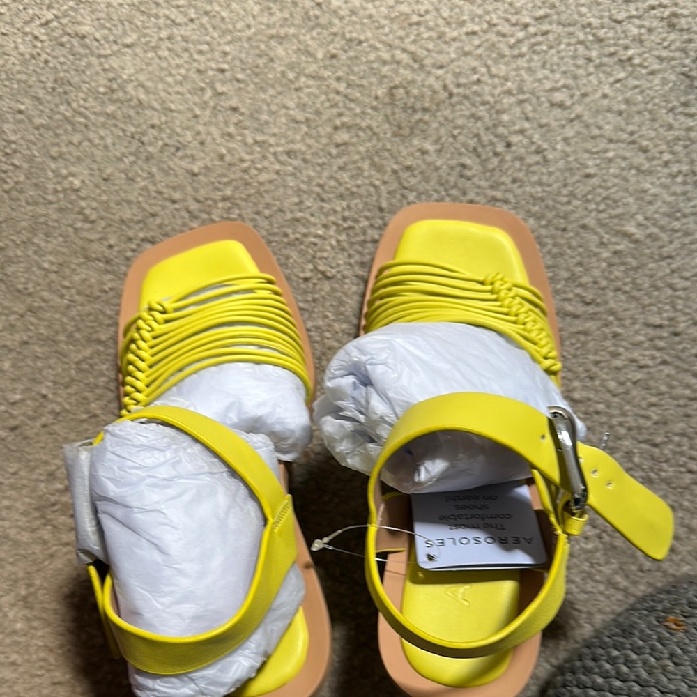 AEROSOLES Yellow Sandals